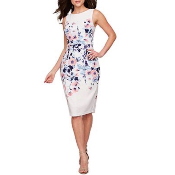 premier amour | Dresses | Nwt Premier Amor Floral Sheath Dress Size 8 |  Poshmark